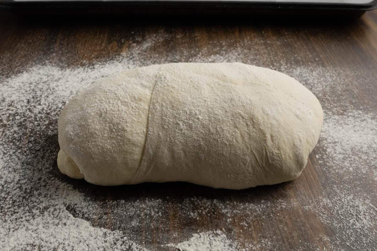 Resting ciabatta dough.