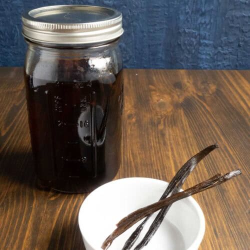 Finished pure vanilla extract.