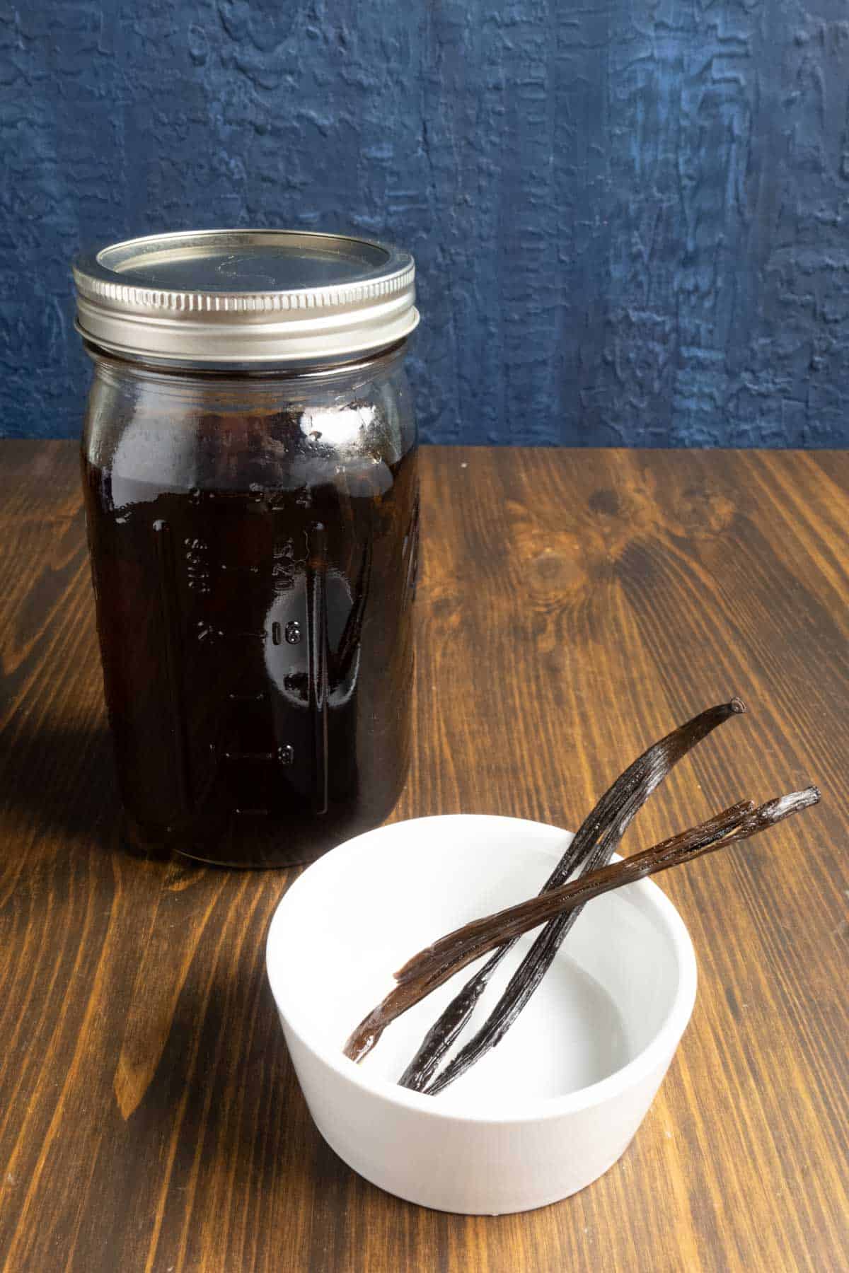 Finished pure vanilla extract.