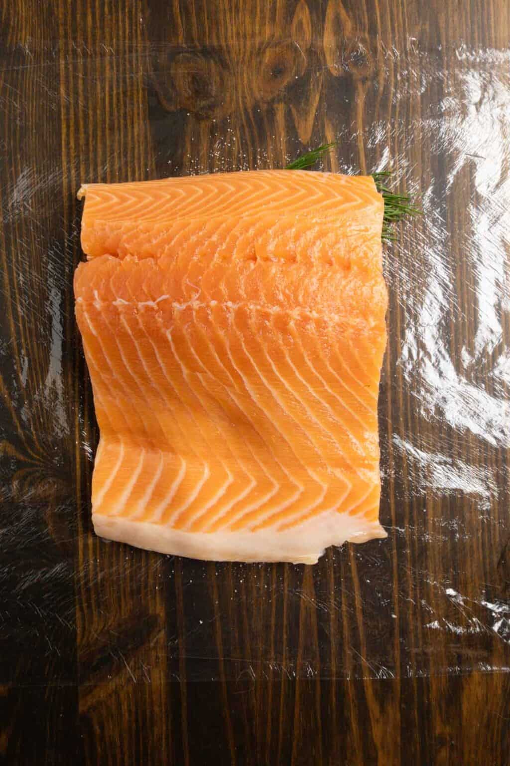 Cured Salmon Gravlax - The Bluster and the Burrow